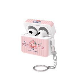 [S2B] Little Kakao Friends Fruity AirPods3 Carrier Combo Case - Apple Bluetooth Earphones All-in-One Case - Made in Korea